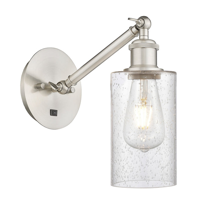 Innovations 317-1W-SN-G804 One Light Wall Sconce, Brushed Satin Nickel