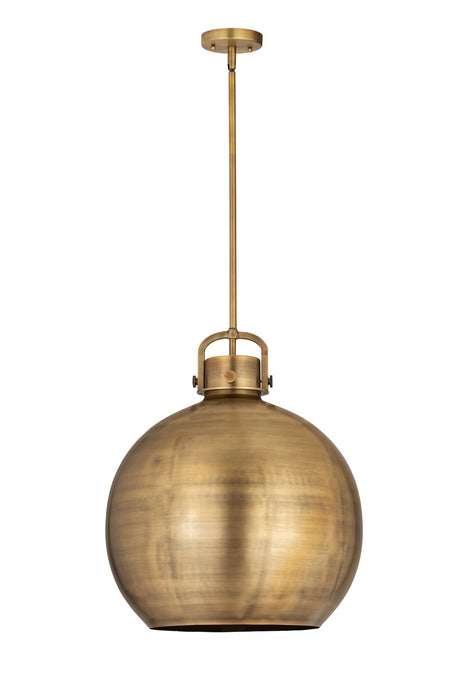 Innovations 410-1SL-BB-M410-18BB One Light Pendant, Brushed Brass