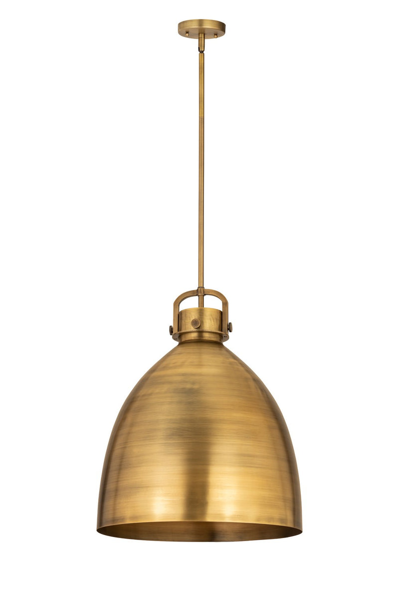 Innovations 410-1SL-BB-M412-18BB One Light Pendant, Brushed Brass