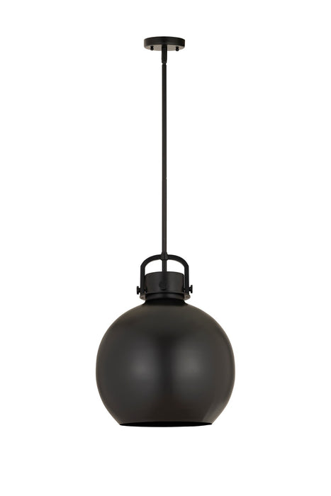 Innovations 410-1SL-BK-M410-14BK One Light Pendant, Matte Black