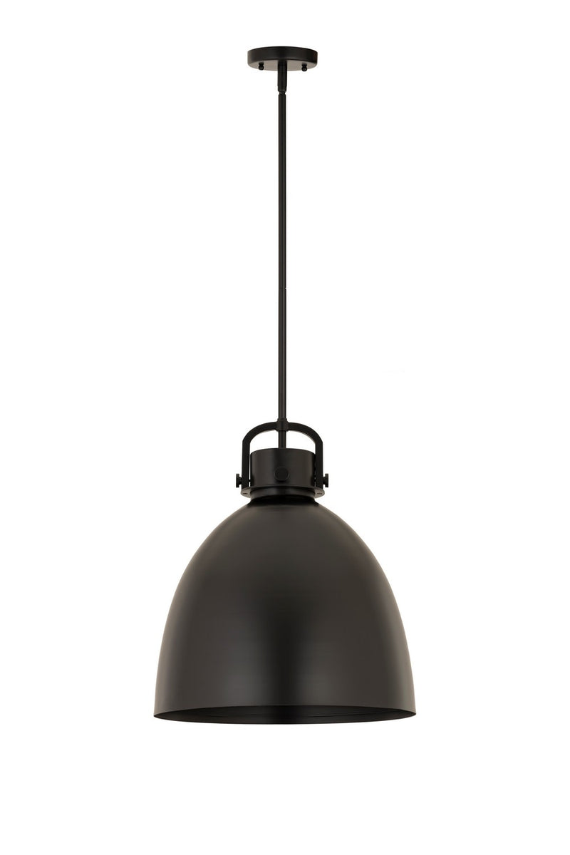 Innovations 410-1SL-BK-M412-14BK One Light Pendant, Matte Black