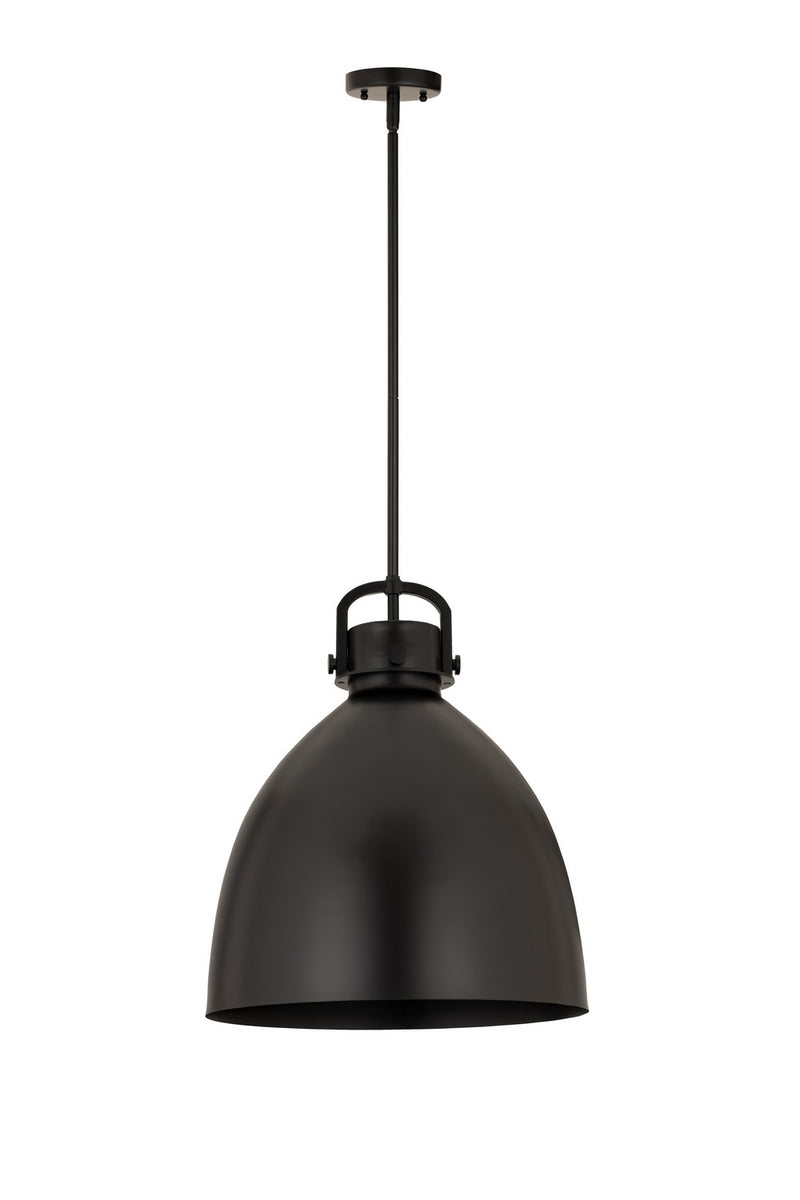 Innovations 410-1SL-BK-M412-16BK One Light Pendant, Matte Black