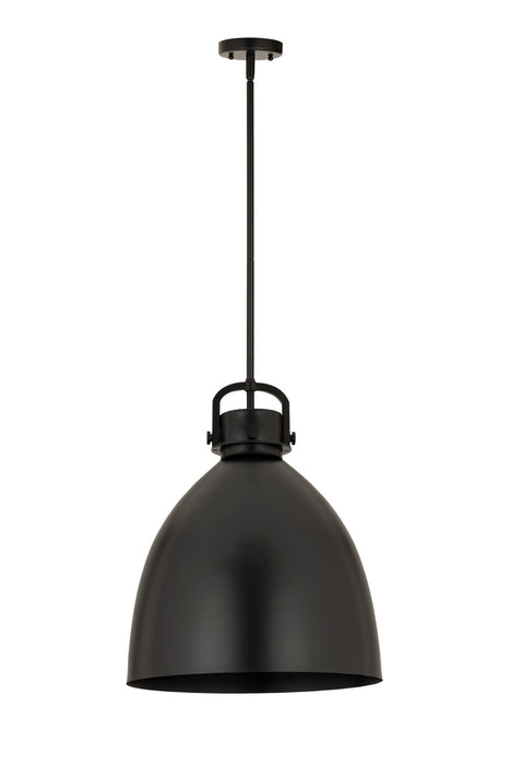 Innovations 410-1SL-BK-M412-18BK One Light Pendant, Matte Black