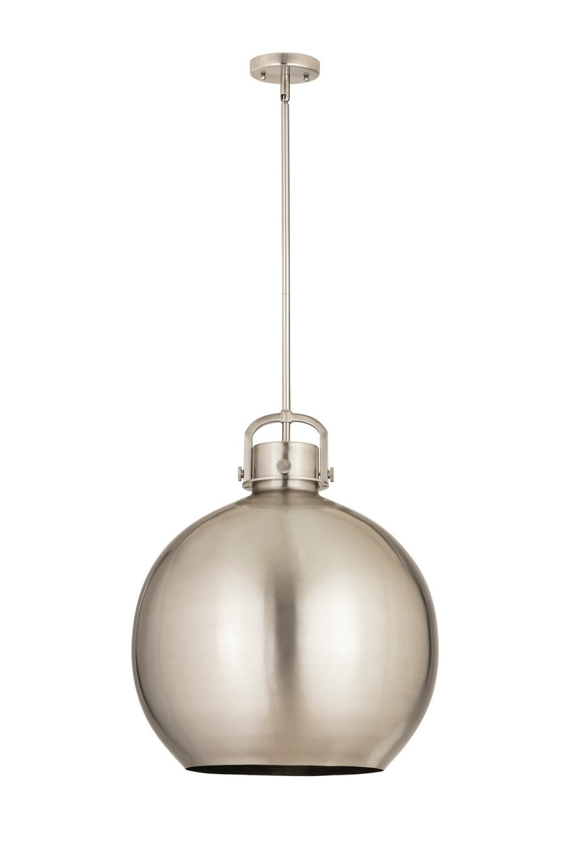 Innovations 410-1SL-SN-M410-18SN One Light Pendant, Satin Nickel
