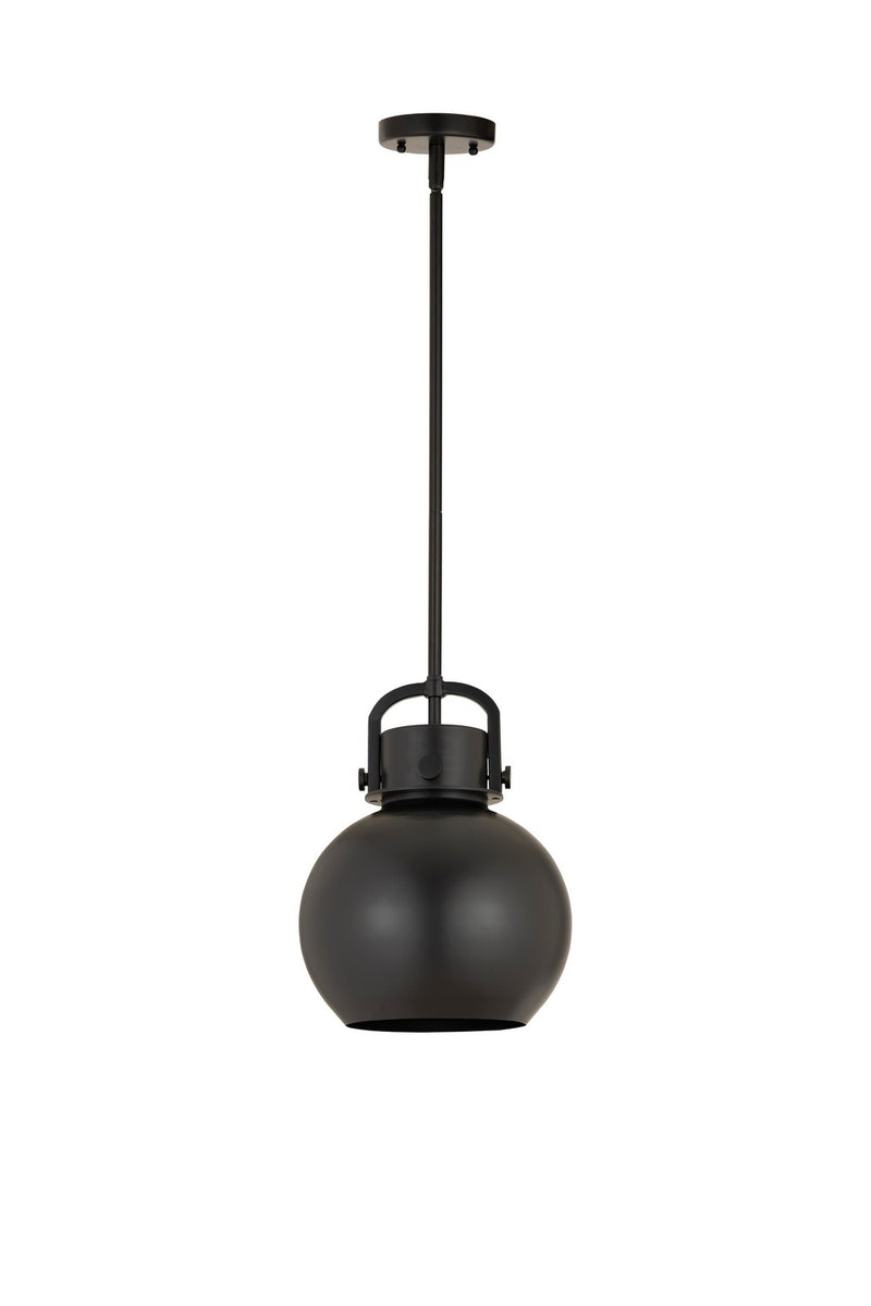 Innovations 410-1SM-BK-M410-10BK One Light Pendant, Matte Black