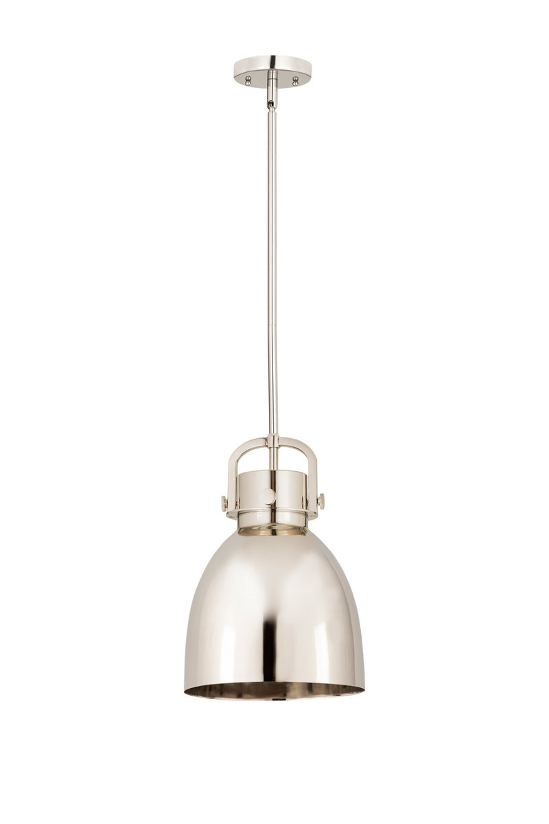 Innovations 410-1SM-PN-M412-10PN One Light Pendant, Polished Nickel