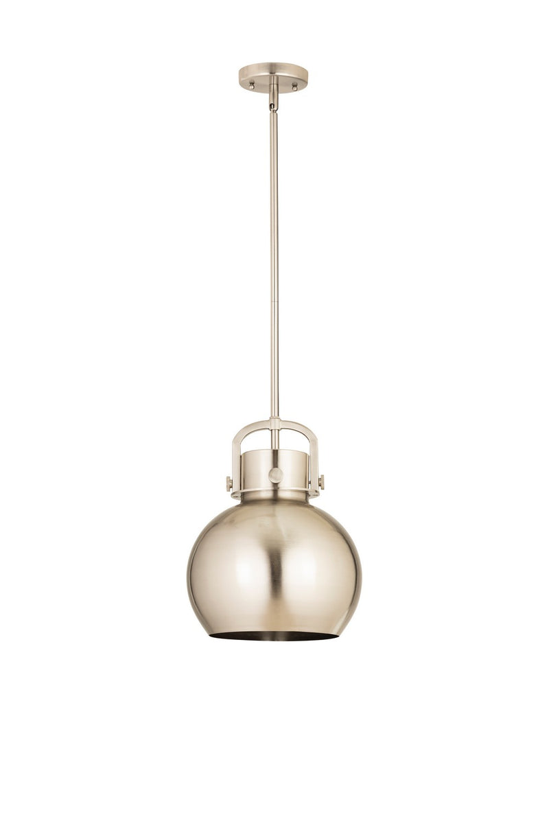 Innovations 410-1SM-SN-M410-10SN One Light Pendant, Satin Nickel