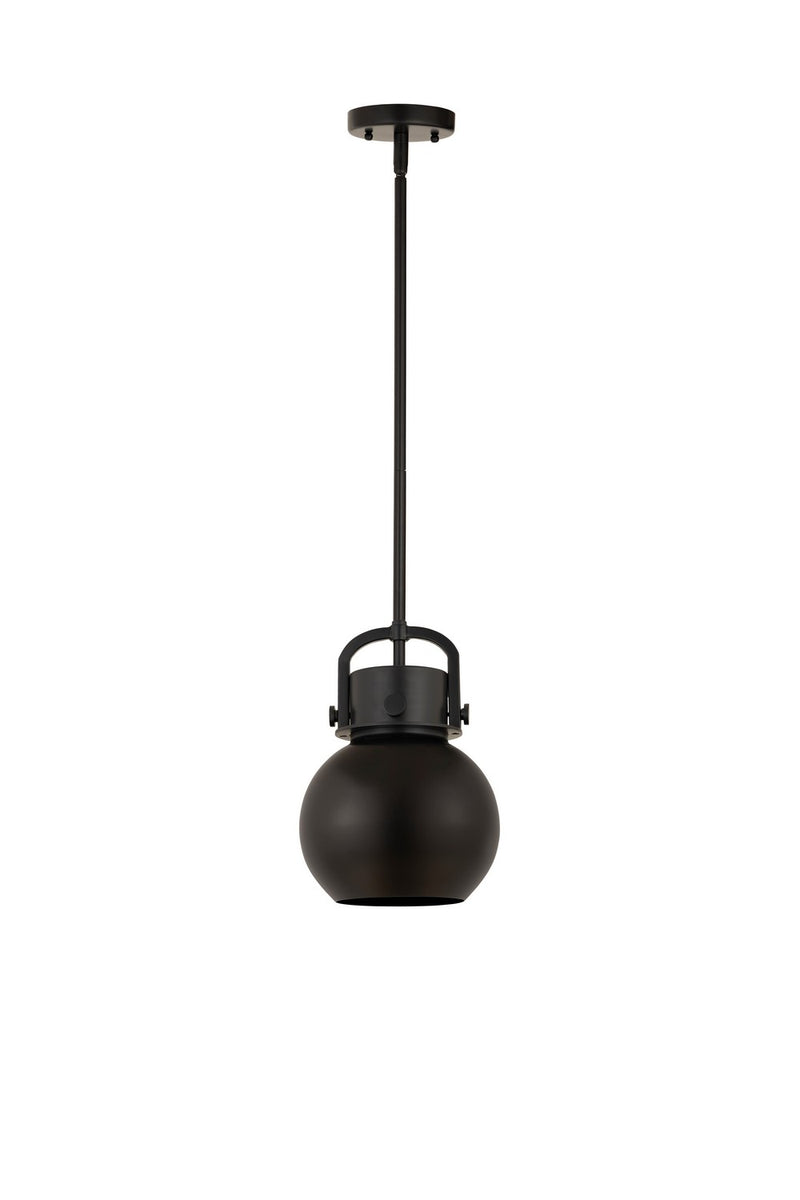 Innovations 410-1SS-BK-M410-8BK One Light Pendant, Matte Black