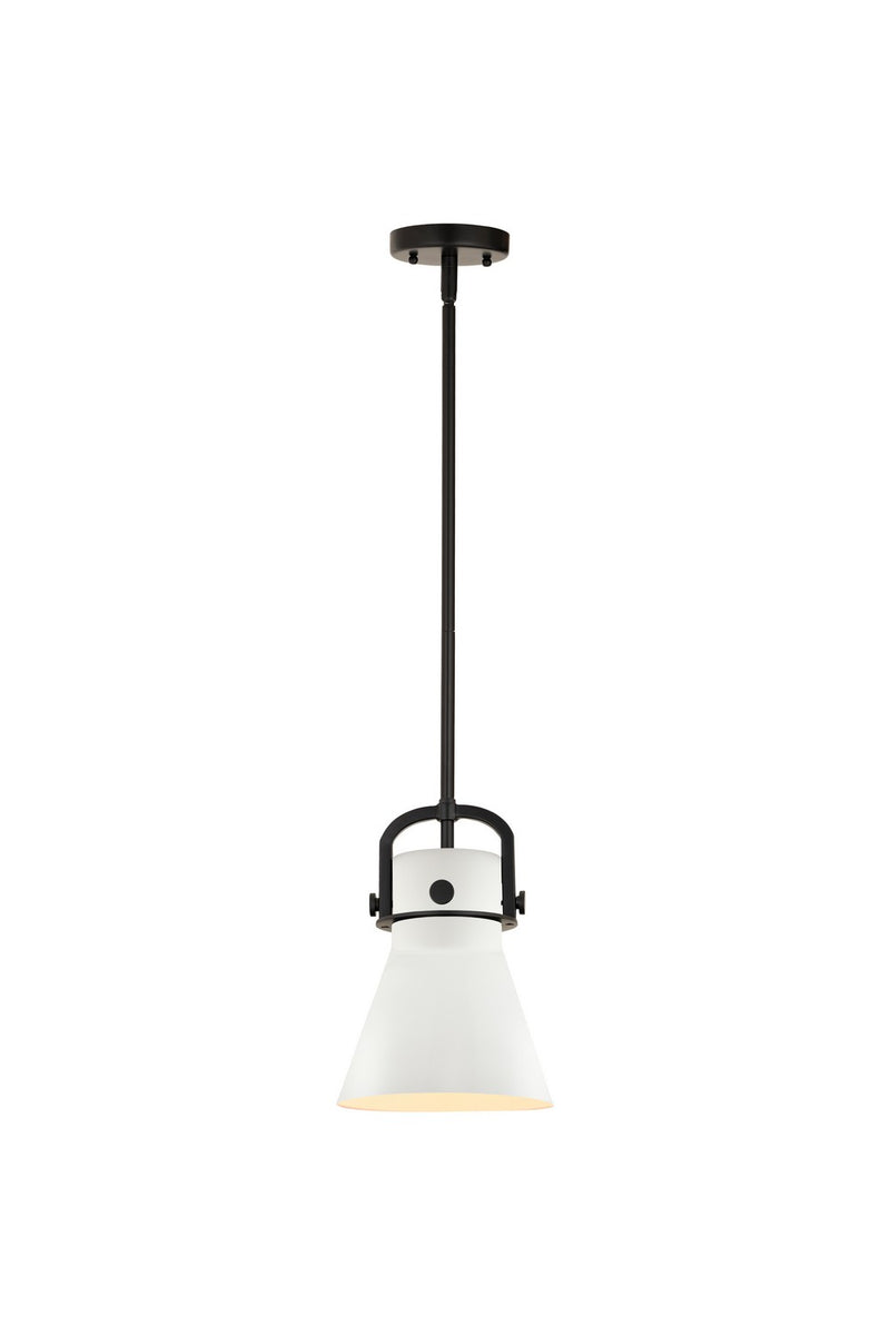 Innovations 410-1SS-BK-M411-8W One Light Pendant, Matte Black