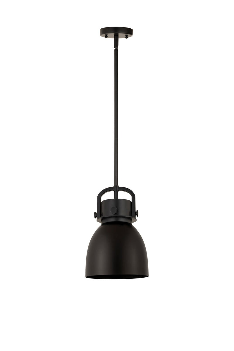 Innovations 410-1SS-BK-M412-8BK One Light Pendant, Matte Black