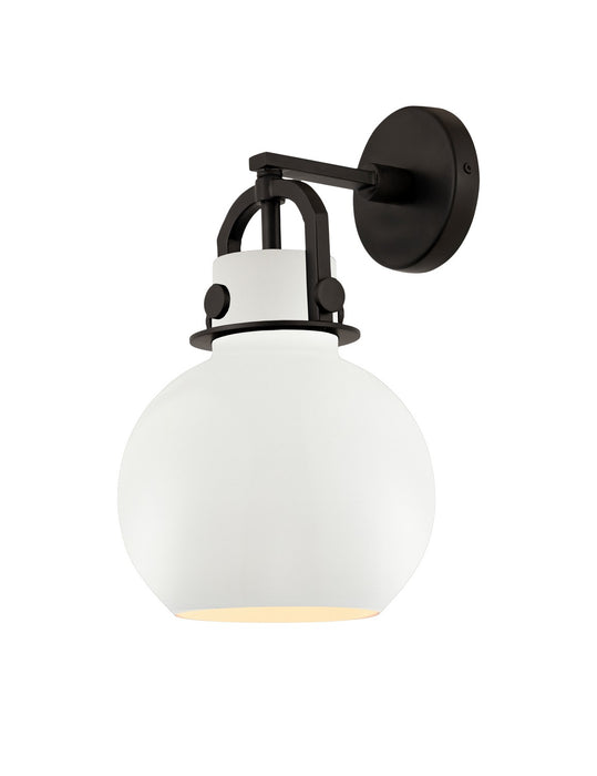 Innovations 410-1W-BK-M410-8W One Light Wall Sconce, Matte Black