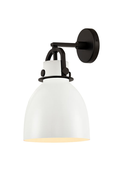 Innovations 410-1W-BK-M412-8W One Light Wall Sconce, Matte Black