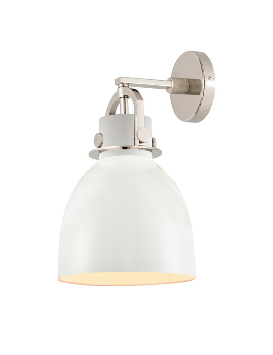 Innovations 410-1W-PN-M412-8W One Light Wall Sconce, Polished Nickel