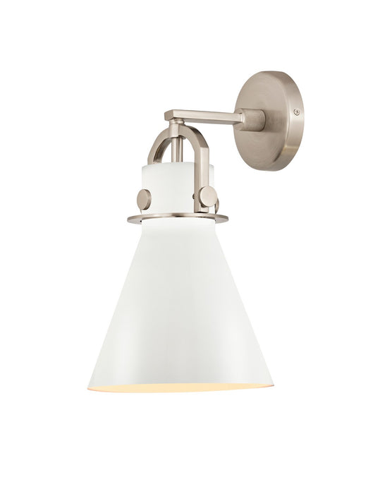 Innovations 410-1W-SN-M411-8W One Light Wall Sconce, Satin Nickel