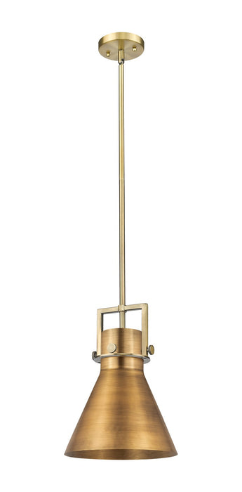 Innovations 411-1SM-BB-M411-10BB One Light Pendant, Brushed Brass