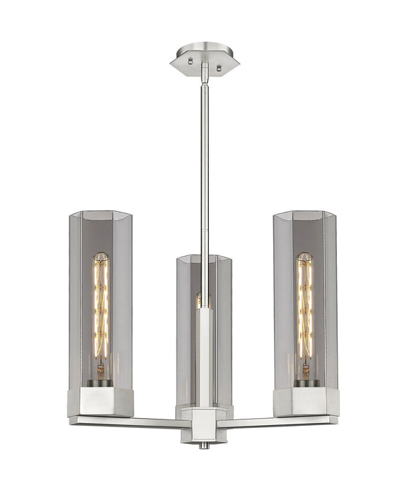 Innovations 427-3CR-SN-G427-14SM LED Pendant, Satin Nickel