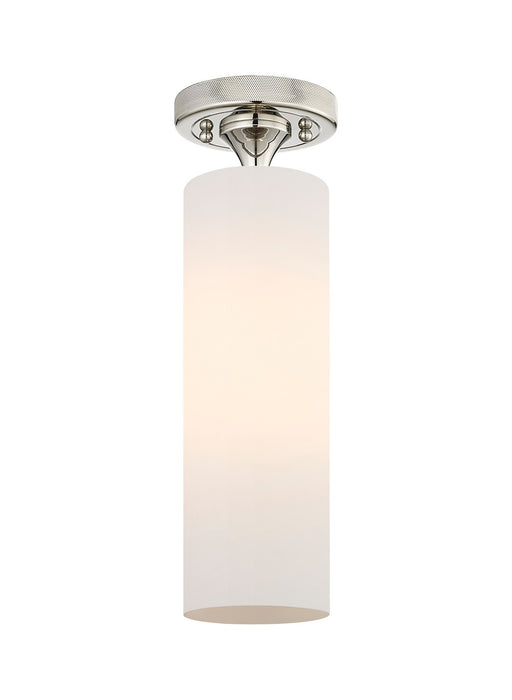 Innovations 434-1F-PN-G434-12WH LED Flush Mount, Polished Nickel