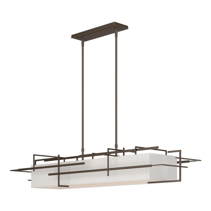 Hubbardton Forge 136390-SKT-STND-05-SE4298 Four Light Pendant, Bronze