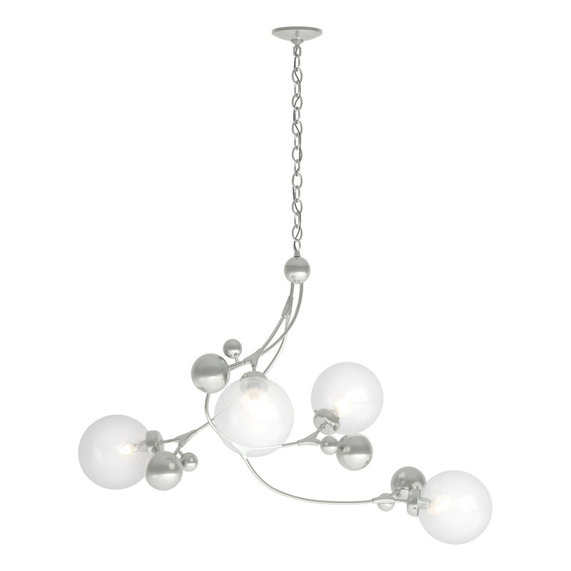 Hubbardton Forge 136420-SKT-85-WF0639 Four Light Pendant, Sterling