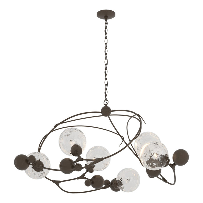 Hubbardton Forge 136421-SKT-05-LL0639 Six Light Pendant, Bronze