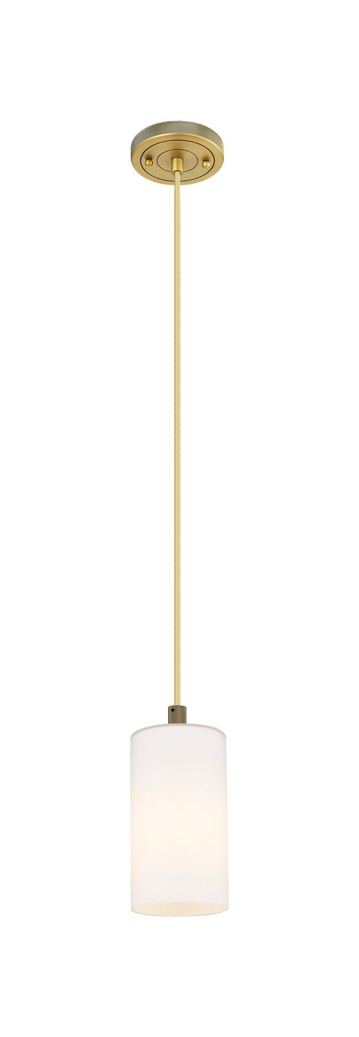 Innovations 434-1P-BB-G434-7WH LED Pendant, Brushed Brass
