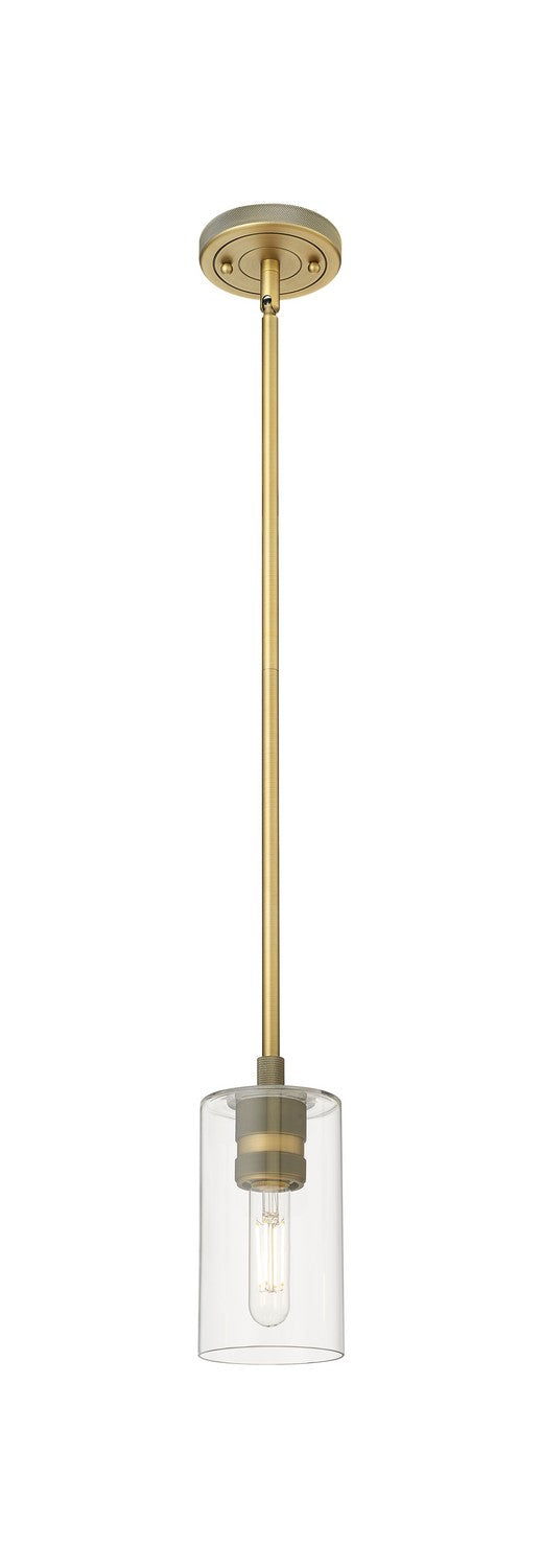Innovations 434-1S-BB-G434-7CL LED Pendant, Brushed Brass