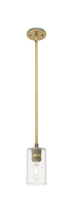 Innovations 434-1S-BB-G434-7CL LED Pendant, Brushed Brass