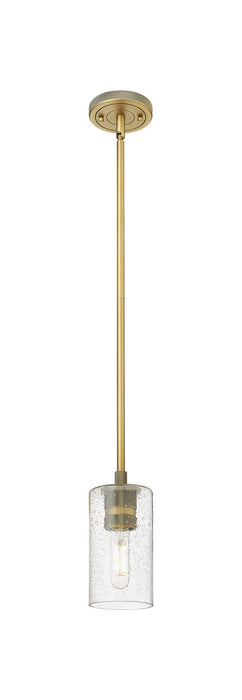 Innovations 434-1S-BB-G434-7SDY LED Pendant, Brushed Brass