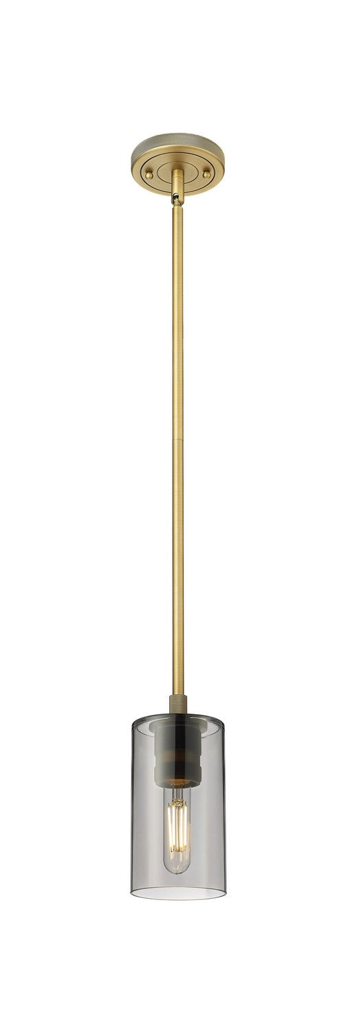 Innovations 434-1S-BB-G434-7SM LED Pendant, Brushed Brass