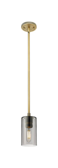 Innovations 434-1S-BB-G434-7SM LED Pendant, Brushed Brass
