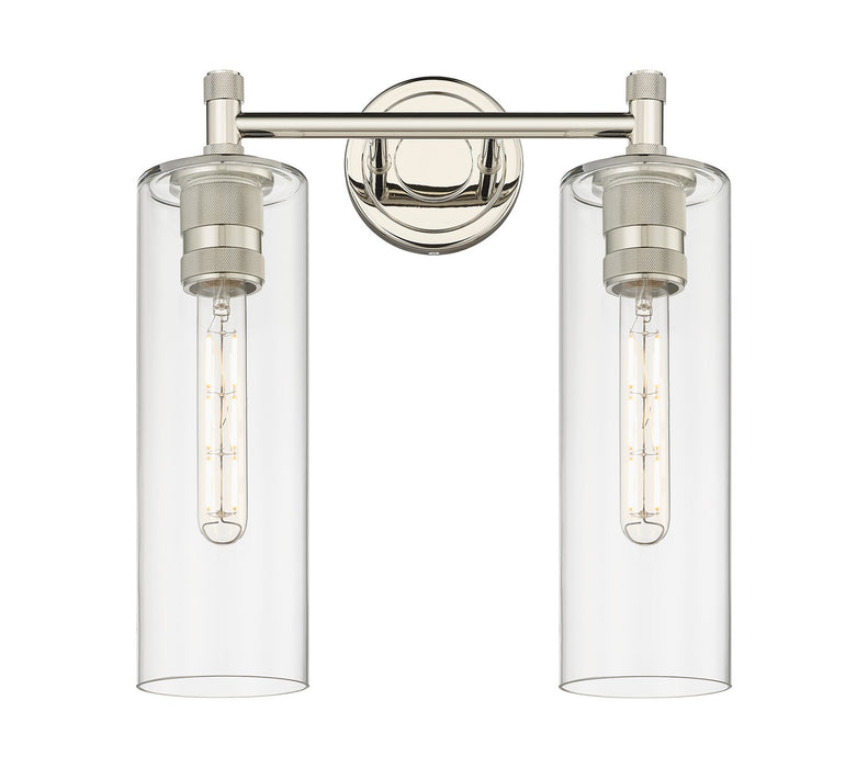 Innovations 434-2W-PN-G434-12CL LED Bath Vanity, Polished Nickel