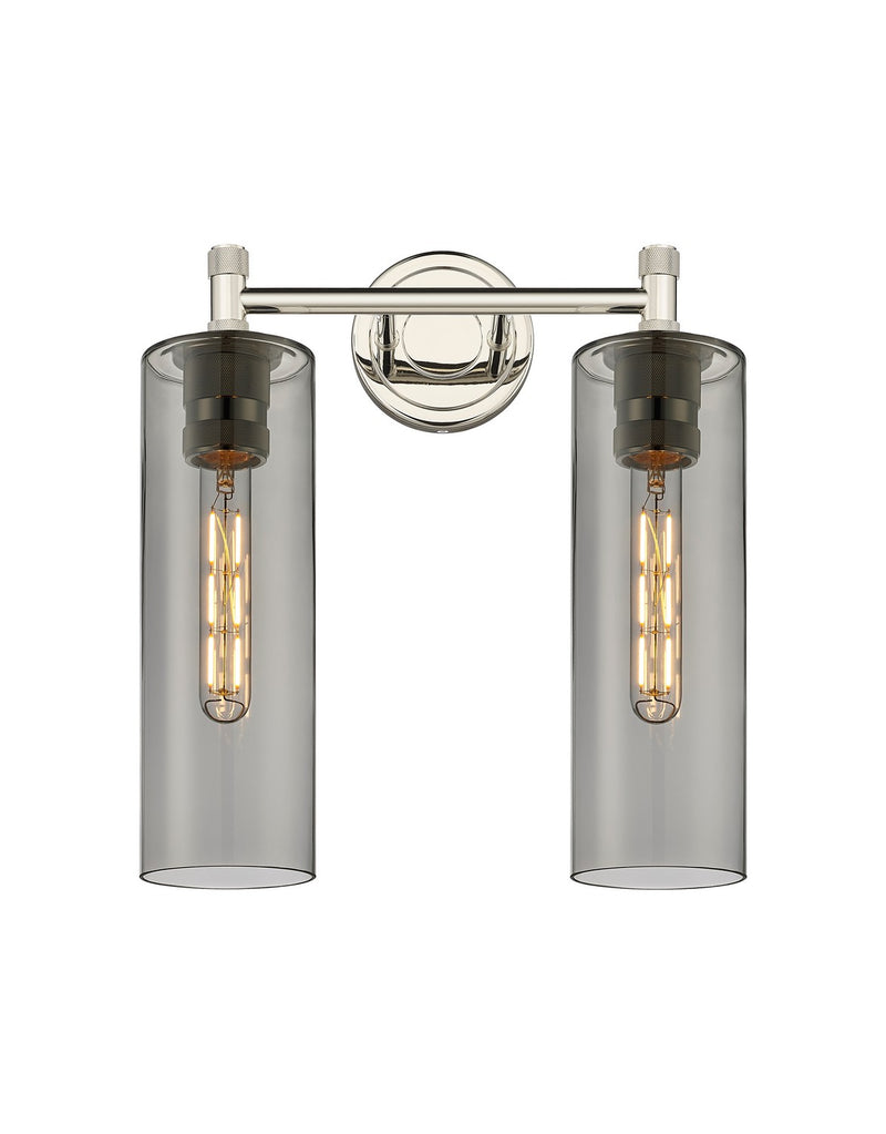 Innovations 434-2W-PN-G434-12SM LED Bath Vanity, Polished Nickel