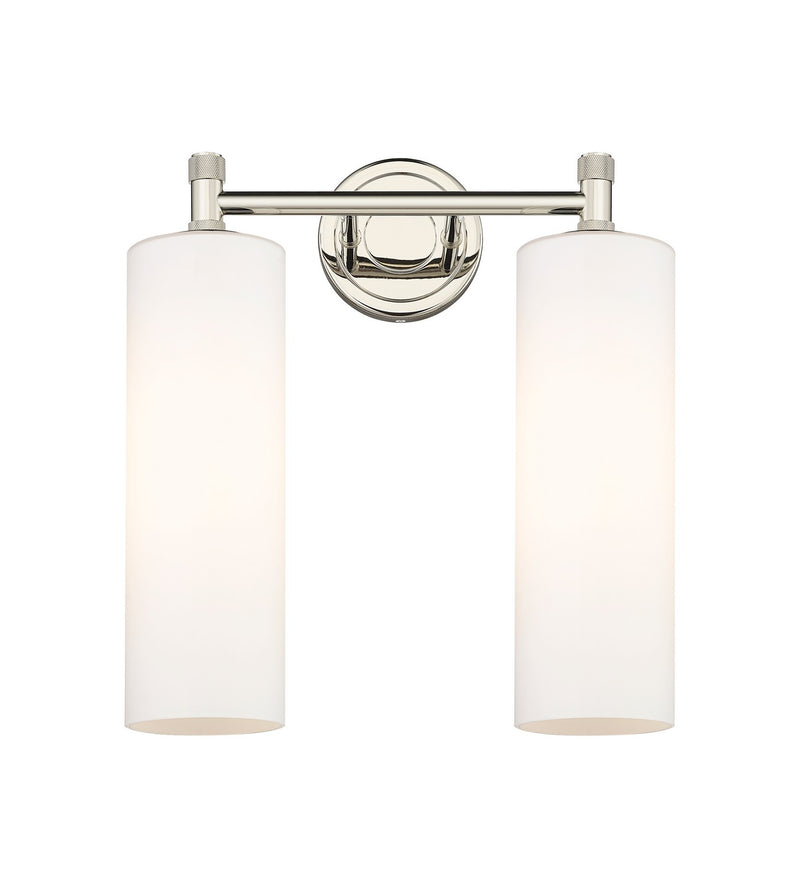 Innovations 434-2W-PN-G434-12WH LED Bath Vanity, Polished Nickel
