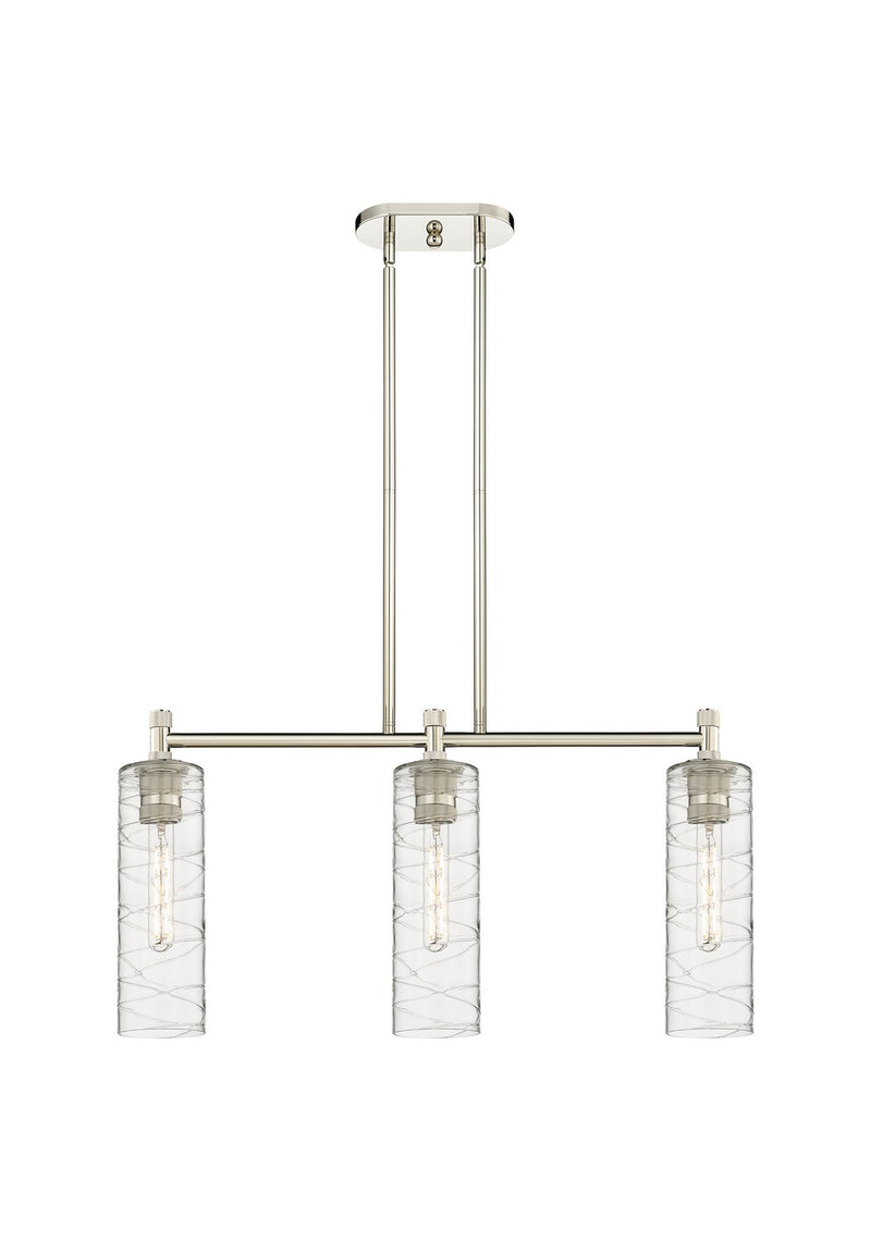 Innovations 434-3I-PN-G434-12DE LED Island Pendant, Polished Nickel