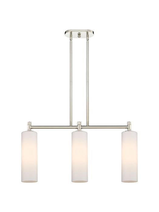 Innovations 434-3I-PN-G434-12WH LED Island Pendant, Polished Nickel