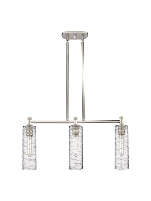 Innovations 434-3I-SN-G434-12DE LED Island Pendant, Satin Nickel