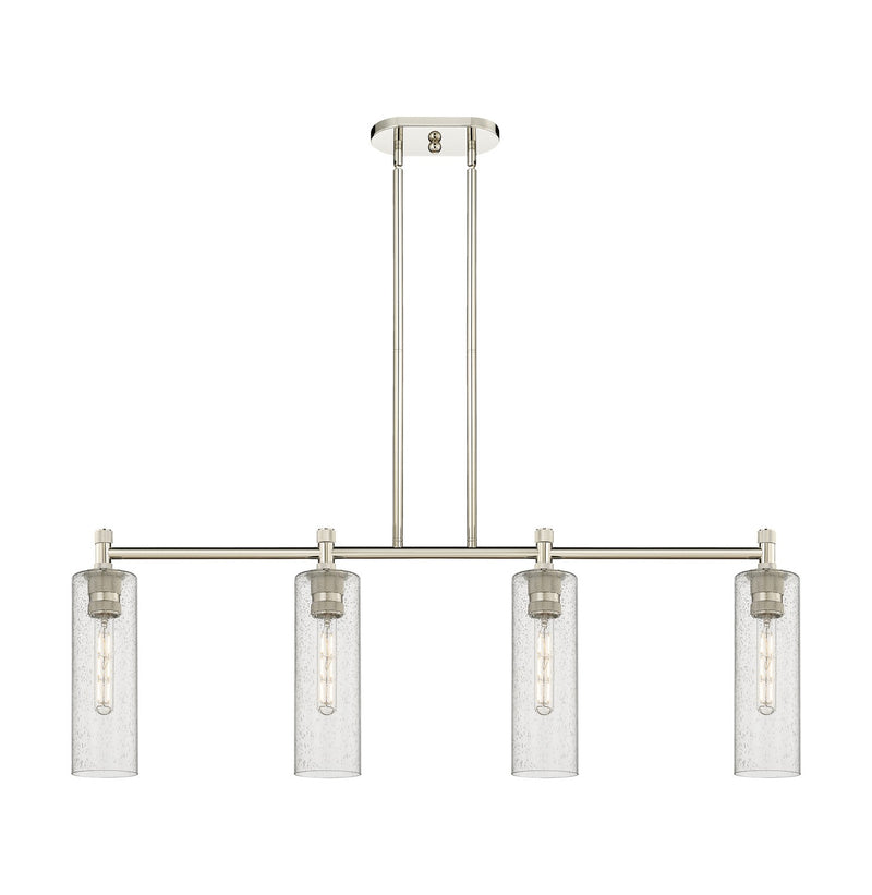 Innovations 434-4I-PN-G434-12SDY LED Island Pendant, Polished Nickel