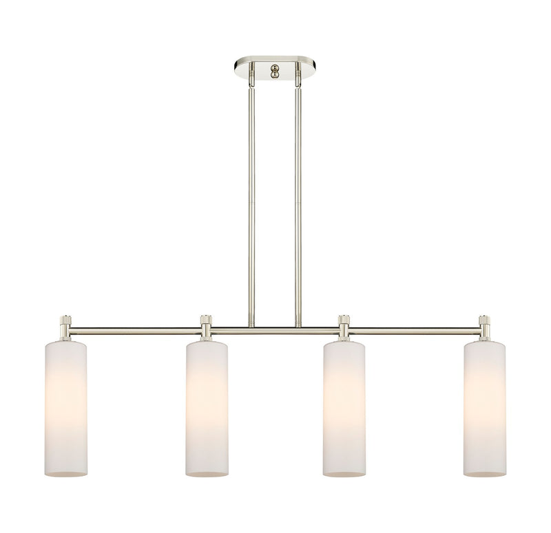 Innovations 434-4I-PN-G434-12WH LED Island Pendant, Polished Nickel