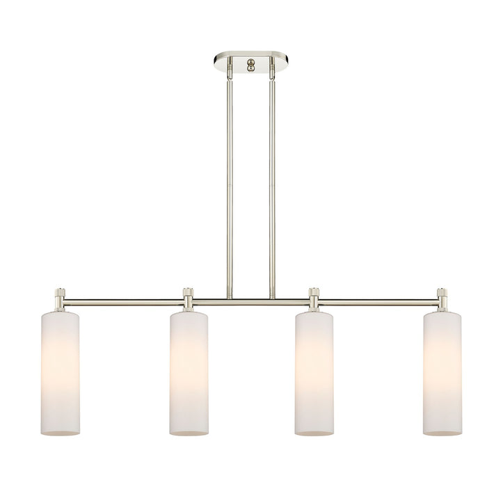 Innovations 434-4I-PN-G434-12WH LED Island Pendant, Polished Nickel