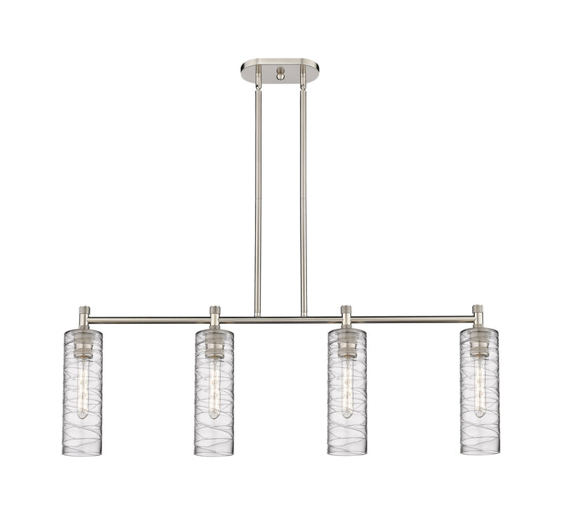 Innovations 434-4I-SN-G434-12DE LED Island Pendant, Satin Nickel