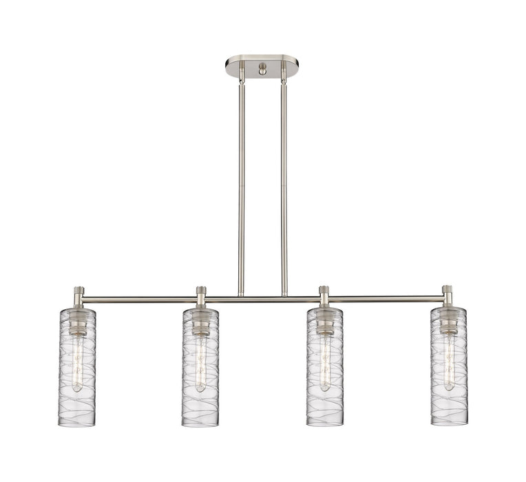 Innovations 434-4I-SN-G434-12DE LED Island Pendant, Satin Nickel