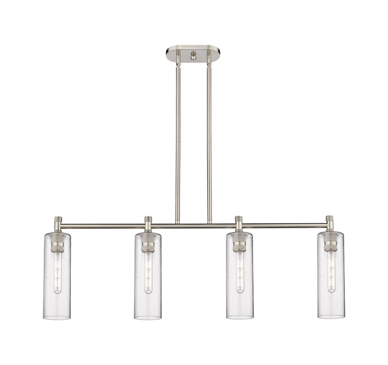 Innovations 434-4I-SN-G434-12SDY LED Island Pendant, Satin Nickel