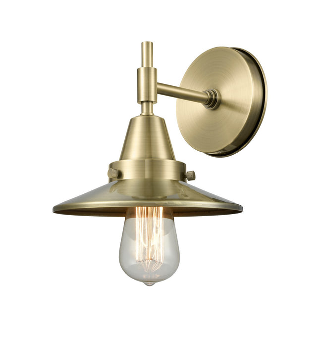 Innovations 447-1W-AB-M4-AB One Light Wall Sconce, Antique Brass