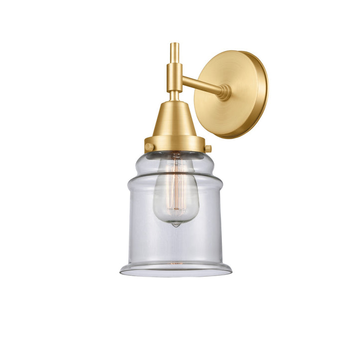 Innovations 447-1W-SG-G182 One Light Wall Sconce, Satin Gold