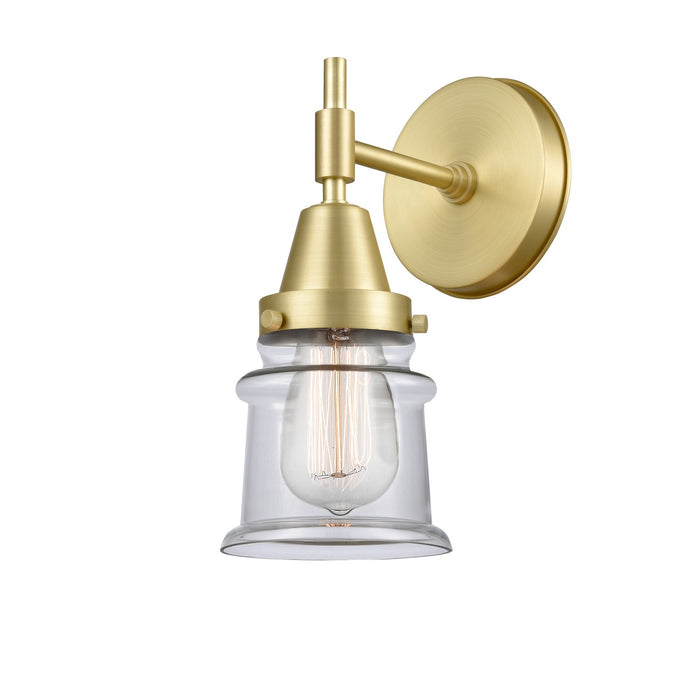 Innovations 447-1W-SG-G182S One Light Wall Sconce, Satin Gold