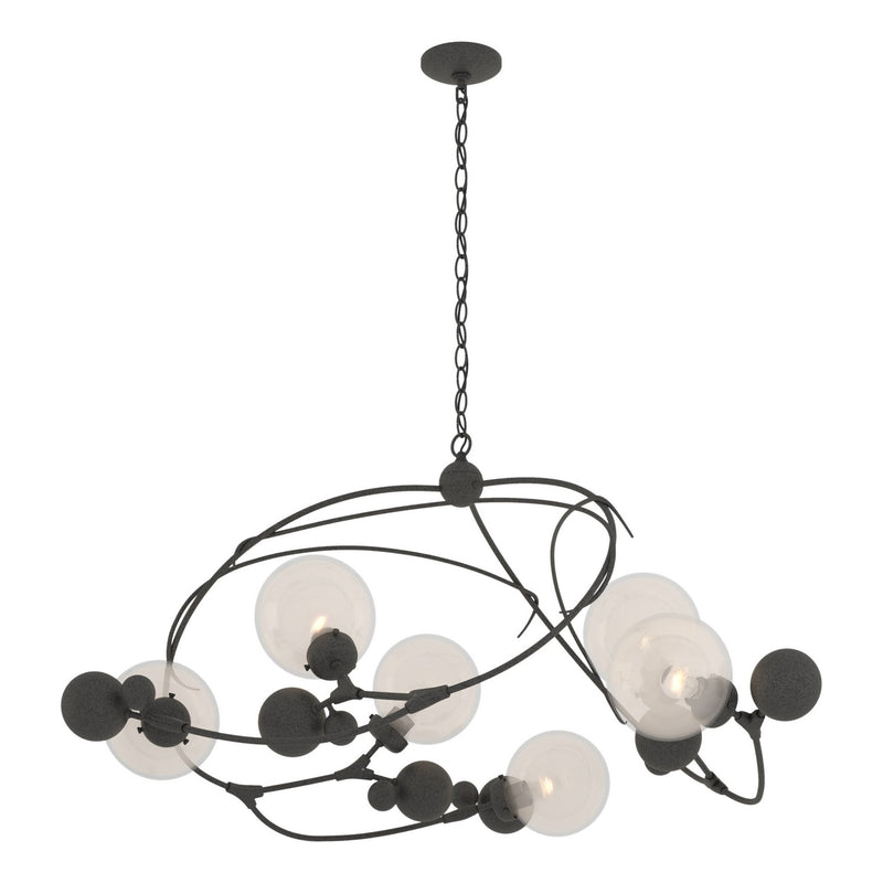 Hubbardton Forge 136421-SKT-20-WF0639 Six Light Pendant, Natural Iron