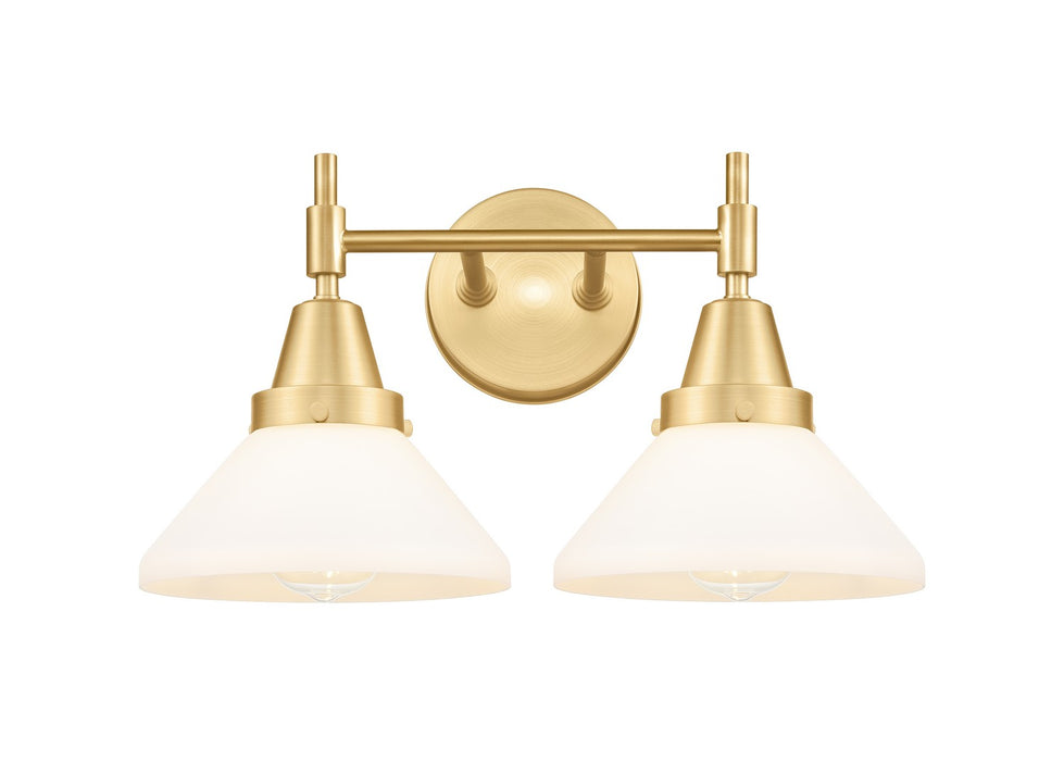 Innovations 447-2W-SG-G4471 Two Light Bath Vanity, Satin Gold