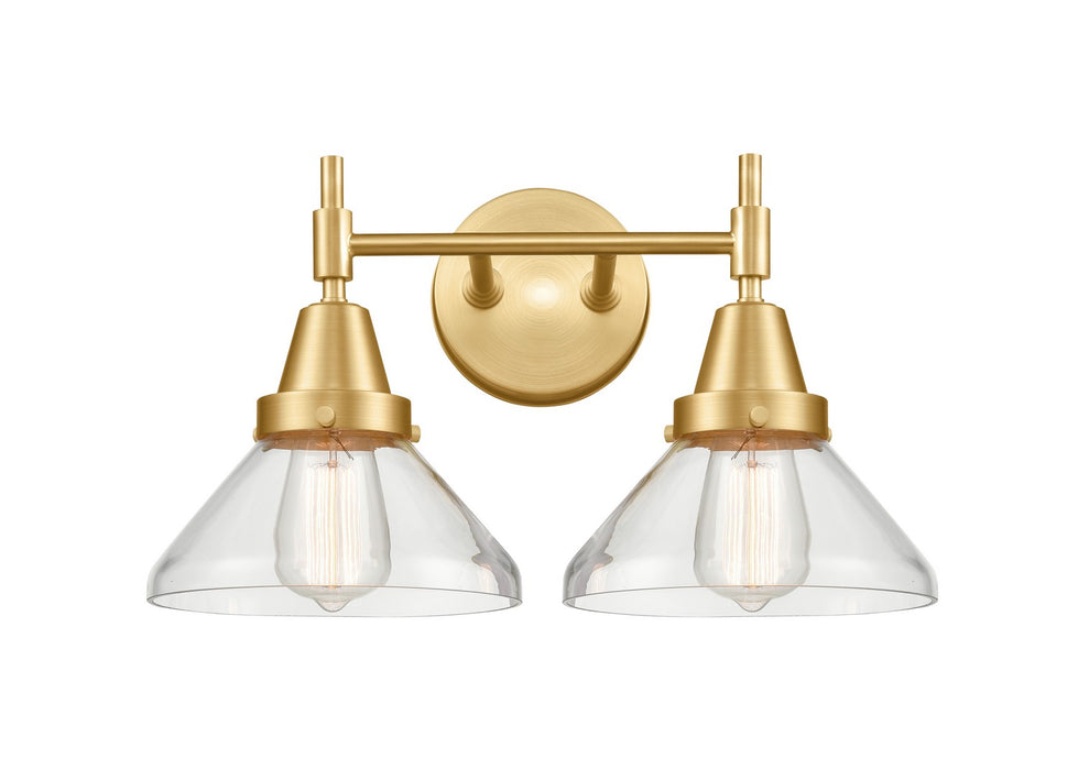 Innovations 447-2W-SG-G4472 Two Light Bath Vanity, Satin Gold
