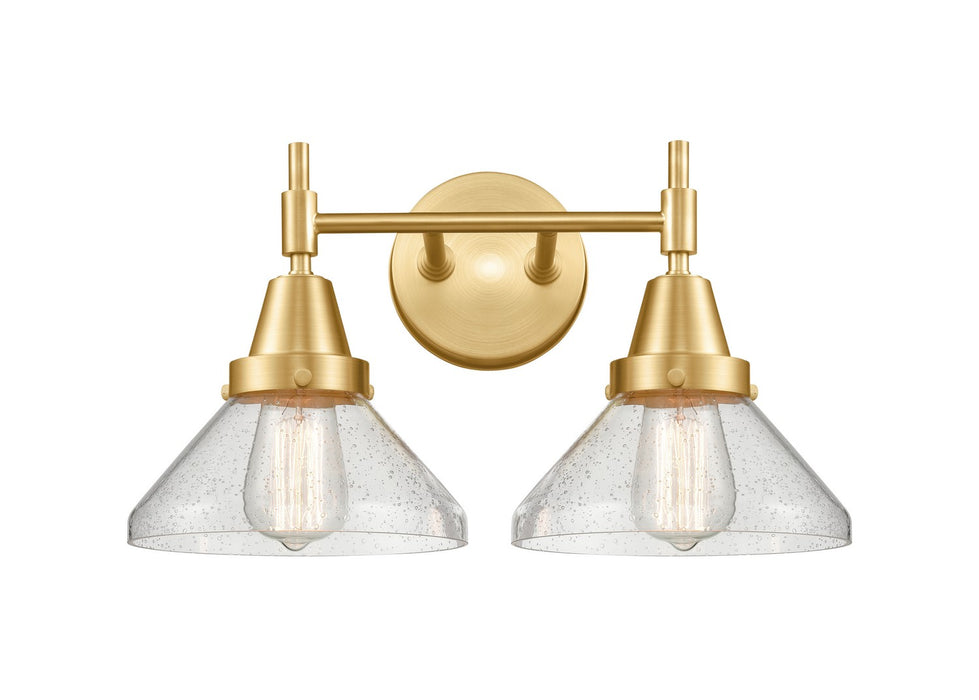 Innovations 447-2W-SG-G4474 Two Light Bath Vanity, Satin Gold