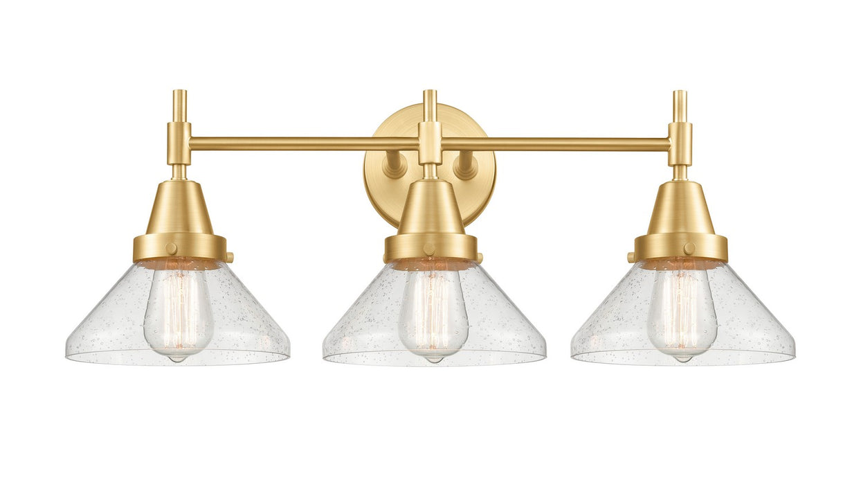 Innovations 447-3W-SG-G4474 Three Light Bath Vanity, Satin Gold